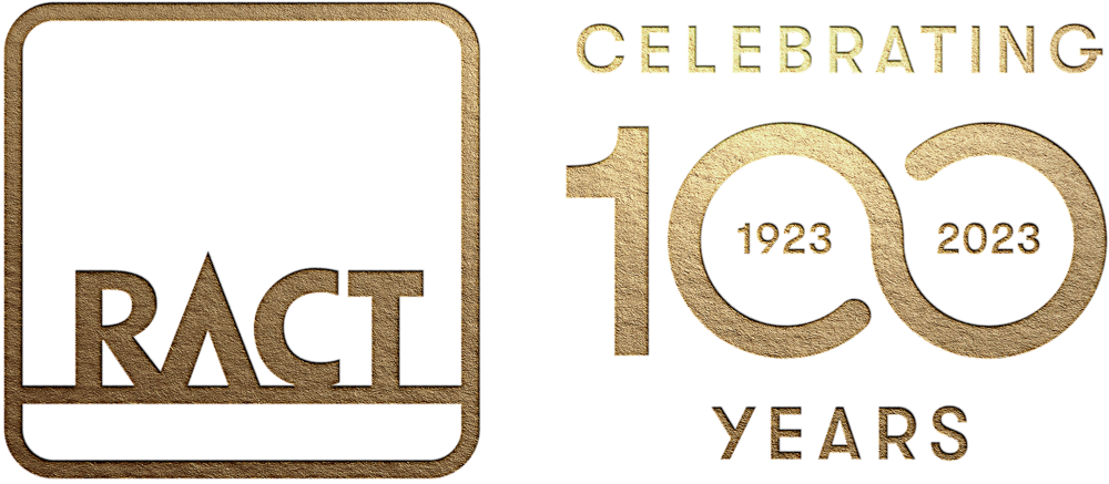RACT 100 year logo