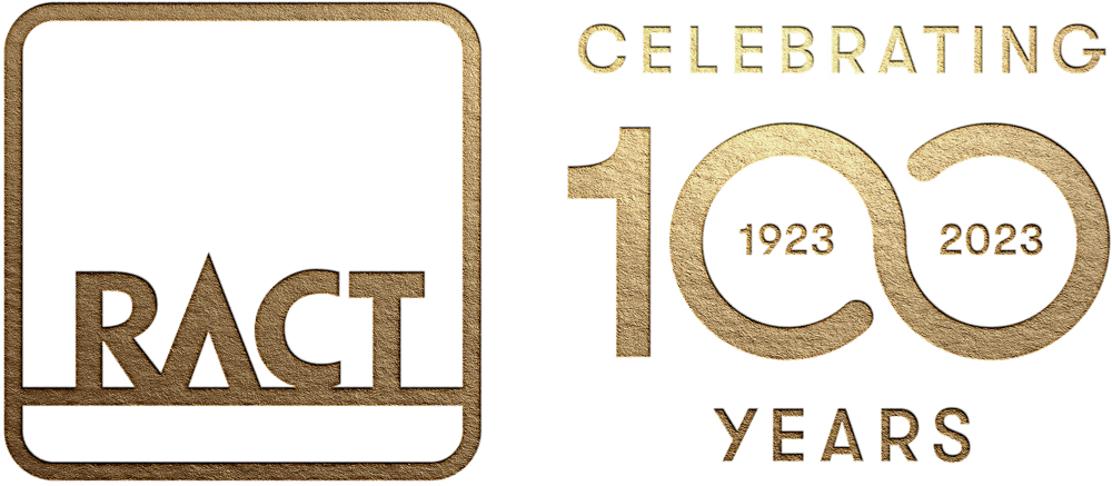 RACT 100 year logo